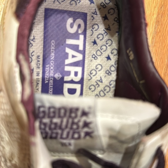 GOLDEN GOOSE STARDAN - EXCELLENT CONDITION- SIZE 37 -PURPLE AND WHITE - Picture 6 of 13
